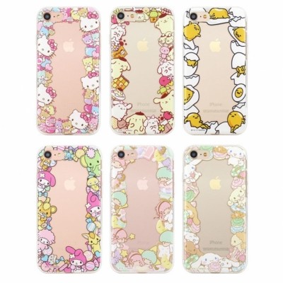 헬로키티 프렌즈 써클 투명 젤리 케이스 (갤럭시 아이폰 LG 140기종), , 코지, 