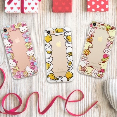 헬로키티 프렌즈 써클 투명 젤리 케이스 (갤럭시 아이폰 LG 140기종), , 코지, 