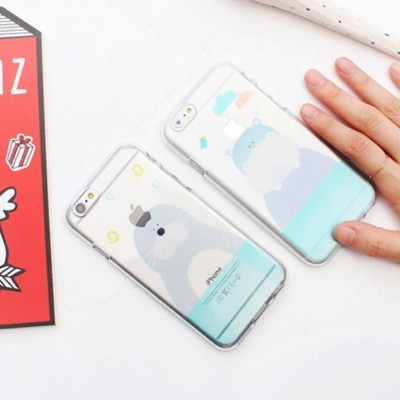 물 속 동물 투명 젤리 케이스 갤럭시 (갤럭시 아이폰 LG 140기종), , 코지, 