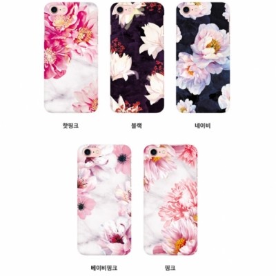 마블 플라워 하드 케이스 (갤럭시 아이폰 LG 90기종), , 코지, 