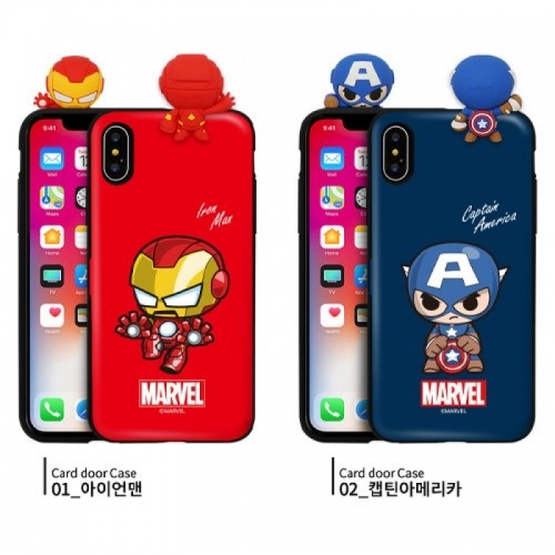 마블 뉴피규어 카드 도어 범퍼 케이스 (갤럭시 아이폰 LG 60기종), , 코지, 