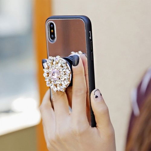 크리스탈톡 미러 범퍼 케이스 (갤럭시 아이폰 LG 80기종), , 코지, 