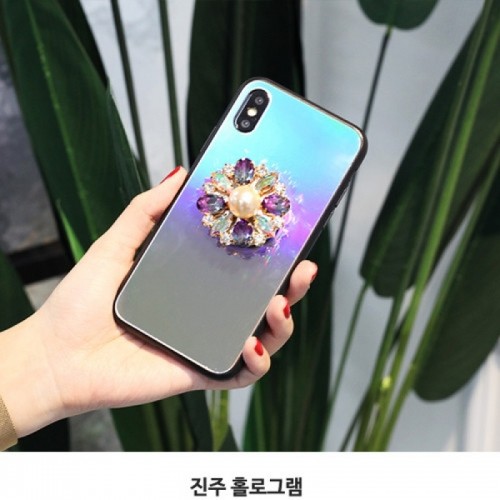 크리스탈톡 미러 범퍼 케이스 (갤럭시 아이폰 LG 80기종), , 코지, 